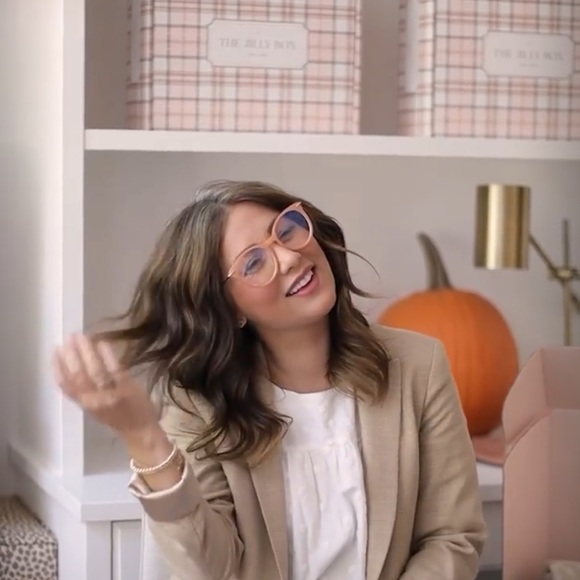 Jillian Harris Poppy & Peonies Blue Light Glasses - Picture 3 of 9